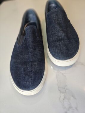 Ben Sherman Men's Slip-On Casual Sneakers in Navy Blue Size 14